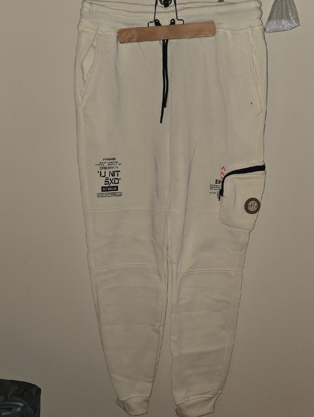 Men's Cream GTL4 Sweatpants